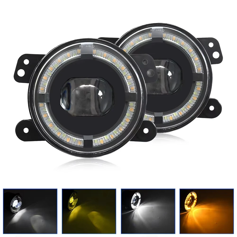 4 Inch 200W LED Fog Lights Car LED Fog Lights 20000LM Driving Bumper Lights Waterproof Replacement for Jeep Wrangler Off Road
4 Inch 200W LED Fog Lights Car LED Fog Lights 20000LM Driving Bumper Lights Waterproof Replacement for Jeep Wrangler Off Road