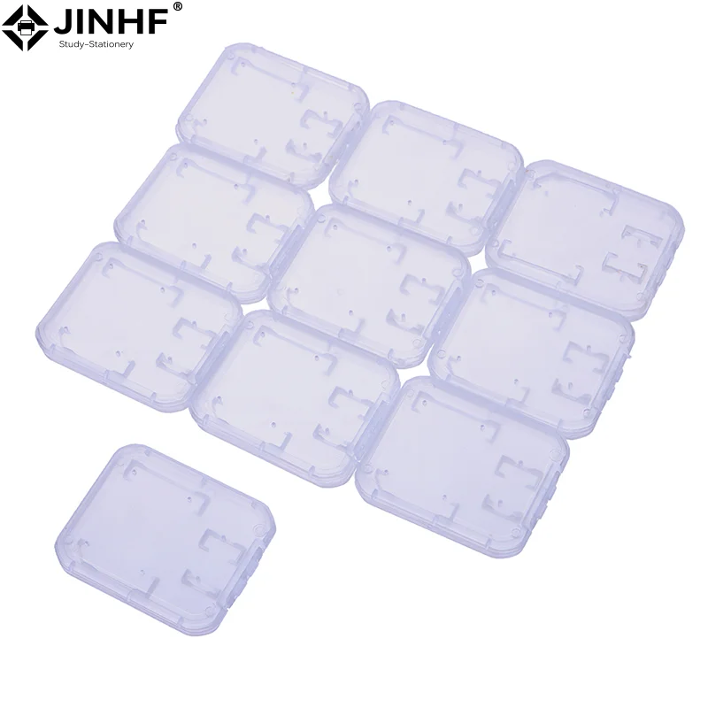 10pc 2 In 1 Protector Holder Plastic Transparent For SD TF Mini SD Card Storage Case Bag Memory Card Protecter Box Dustproof Box
10pc 2 In 1 Protector Holder Plastic Transparent For SD TF Mini SD Card Storage Case Bag Memory Card Protecter Box Dustproof Box