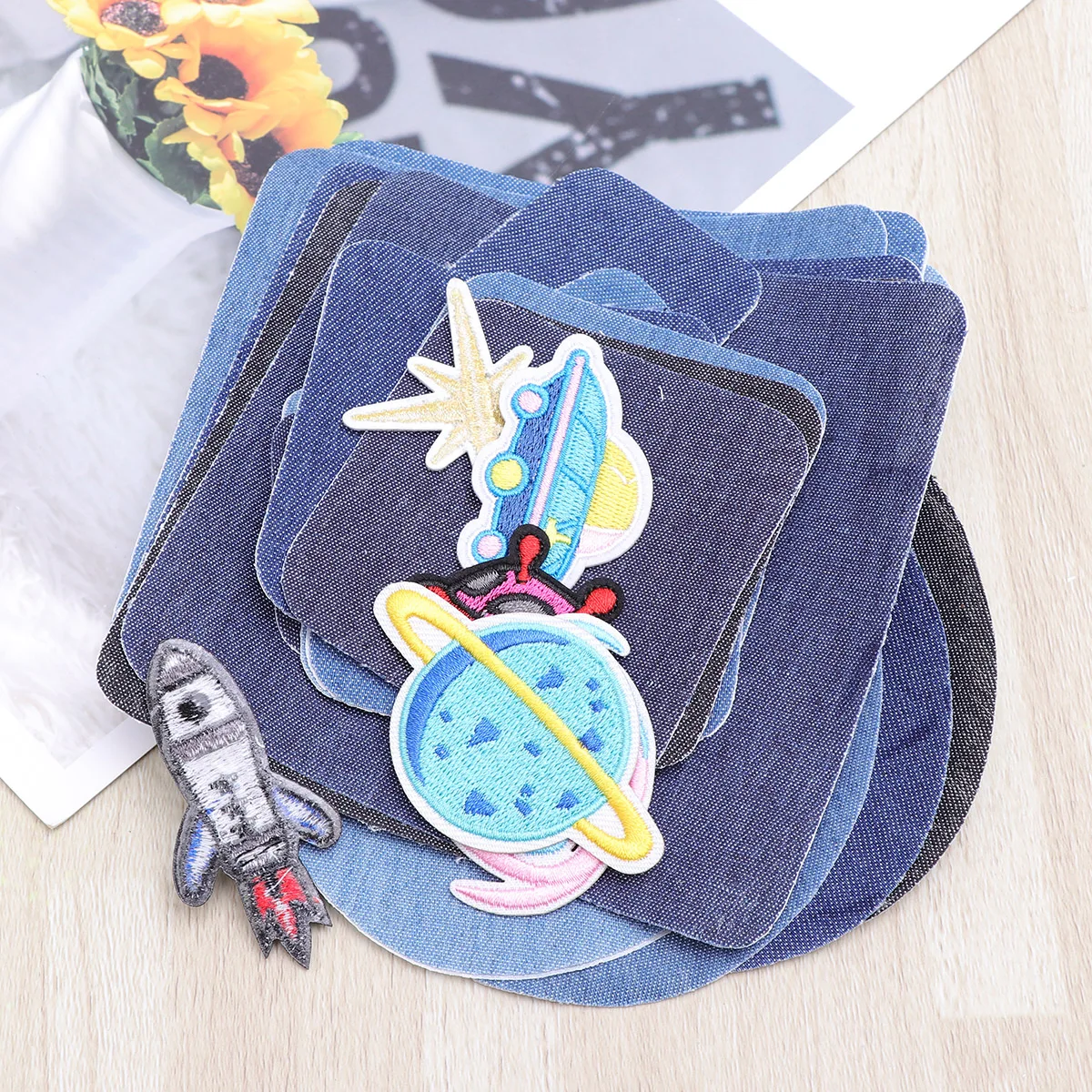 1 set 1 Set Elbow Knee Patches Denim Sleeve Sticker Cotton Fabric Repair Cloth For Shirts Jackets Jeans Skirts Pants Sweaters
1 set 1 Set Elbow Knee Patches Denim Sleeve Sticker Cotton Fabric Repair Cloth For Shirts Jackets Jeans Skirts Pants Sweaters