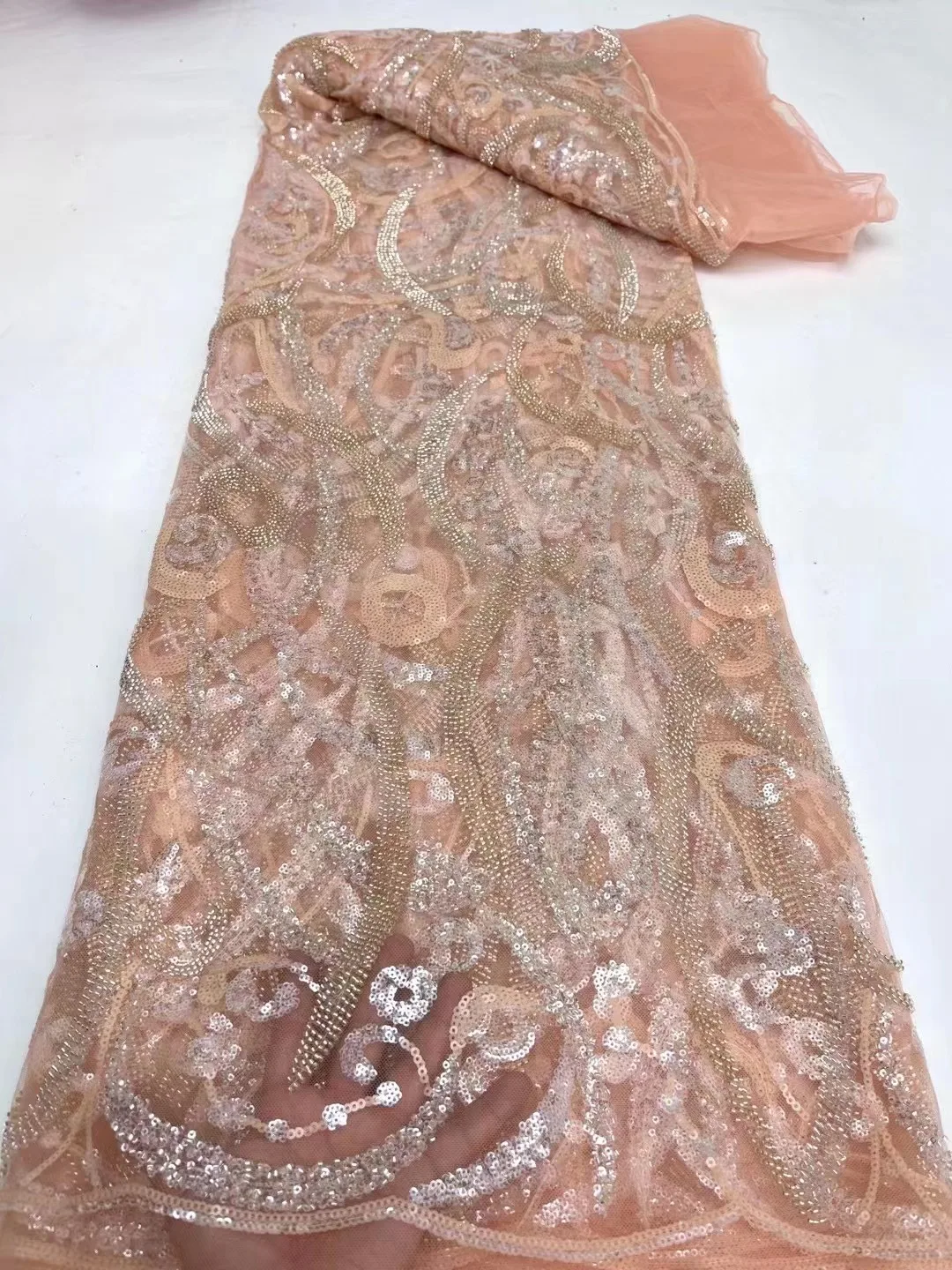African Sequins Lace Fabric 2023 Purple High Quality Handmade Beaded Nigerian French Tulle Lace Material For Wedding DressQF0769
African Sequins Lace Fabric 2023 Purple High Quality Handmade Beaded Nigerian French Tulle Lace Material For Wedding DressQF0769