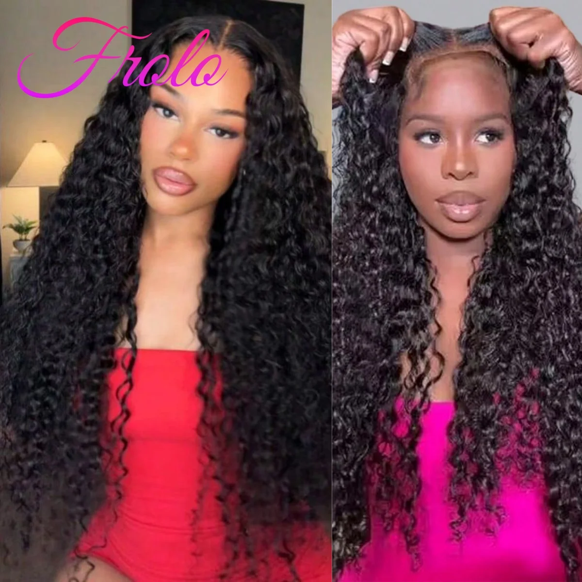 200% Density Glueless Wigs Human Hair 30 40 Inch Pre Plucked Pre Cut 5x5 Lace Closure Wear And Go Deep Wave Curly Lace Front Wigs For Women Wet And Wavy Natural Color
200% Density Glueless Wigs Human Hair 30 40 Inch Pre Plucked Pre Cut 5x5 Lace Closure Wear And Go Deep Wave Curly Lace Front Wigs For Women Wet And Wavy Natural Color