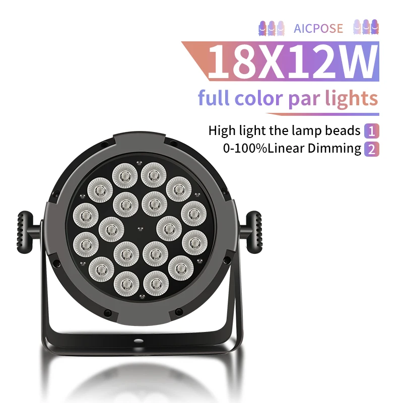 18x12W RGBW 4IN1 Waterproof LED Par Lights Outdoor Stage Lights DMX512 Uplights For Wedding Party
18x12W RGBW 4IN1 Waterproof LED Par Lights Outdoor Stage Lights DMX512 Uplights For Wedding Party