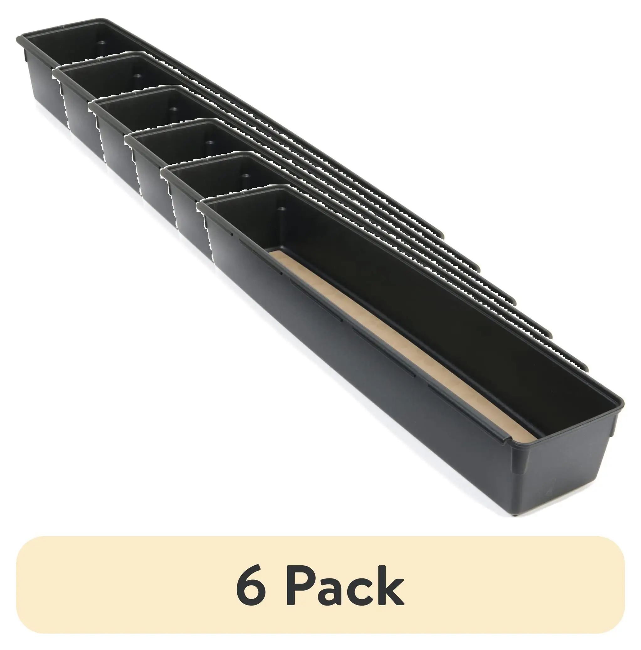 3-Pack Black Drawer Organizer, 3' x 15' Storage Folders
3-Pack Black Drawer Organizer, 3' x 15' Storage Folders