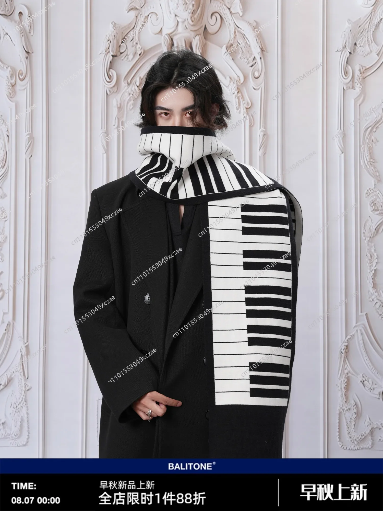 Piano scarf imitation rabbit velvet jacquard scarf warm shawl, gift, Christmas
Piano scarf imitation rabbit velvet jacquard scarf warm shawl, gift, Christmas