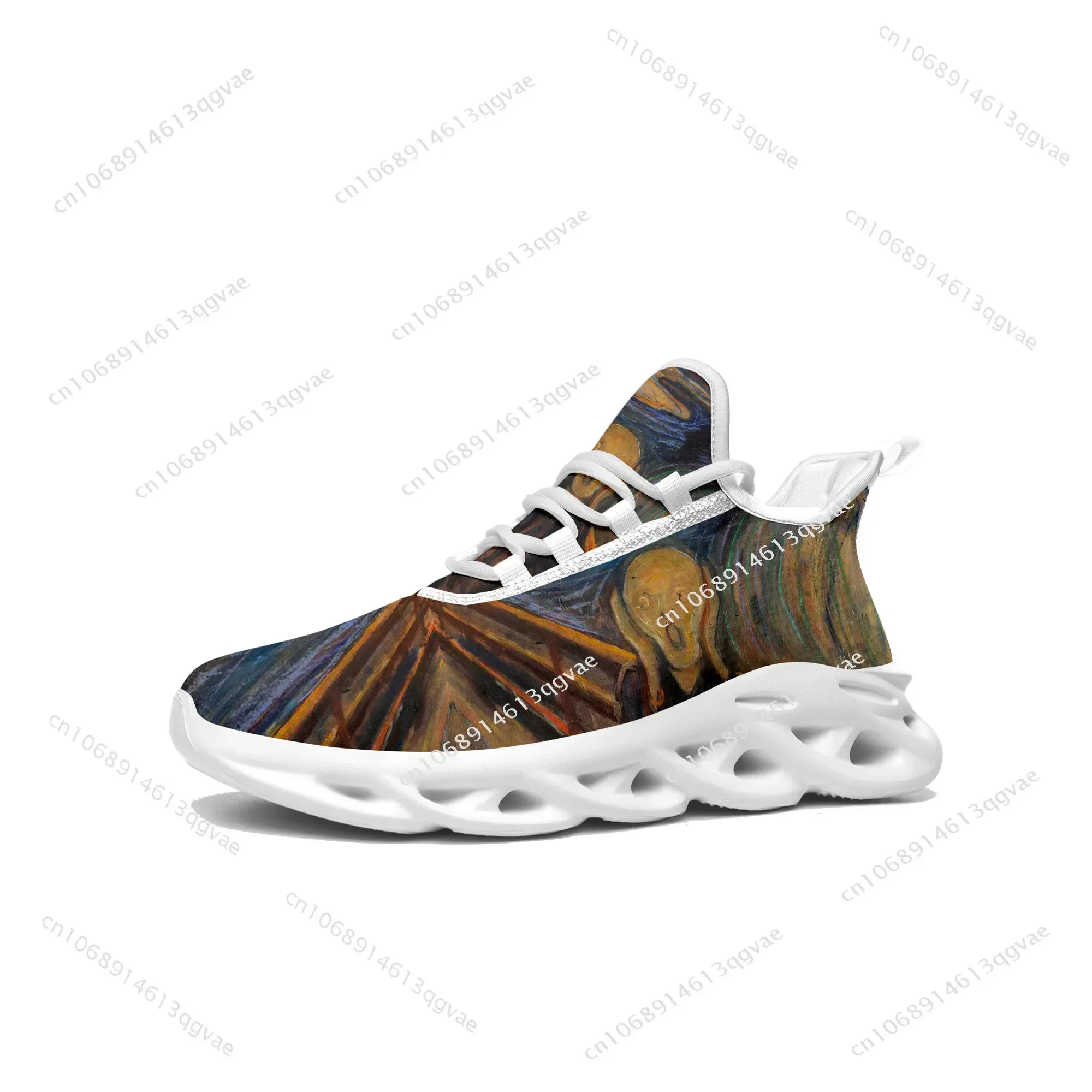 Edvard Munch The Scream Flats Sneakers Mens Womens Sports Running High Quality Sneaker Lace Up Mesh Footwear Tailor-made Shoe
Edvard Munch The Scream Flats Sneakers Mens Womens Sports Running High Quality Sneaker Lace Up Mesh Footwear Tailor-made Shoe