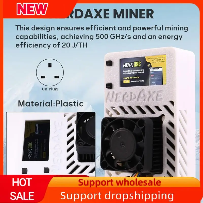 Superb Nerdaxe Bitaxe Miner BM1366 ASIC Chip 500Gh/S Nerdminer Lottery Mining Miner Solo Lottery BTC Miner UK PLUG
Superb Nerdaxe Bitaxe Miner BM1366 ASIC Chip 500Gh/S Nerdminer Lottery Mining Miner Solo Lottery BTC Miner UK PLUG