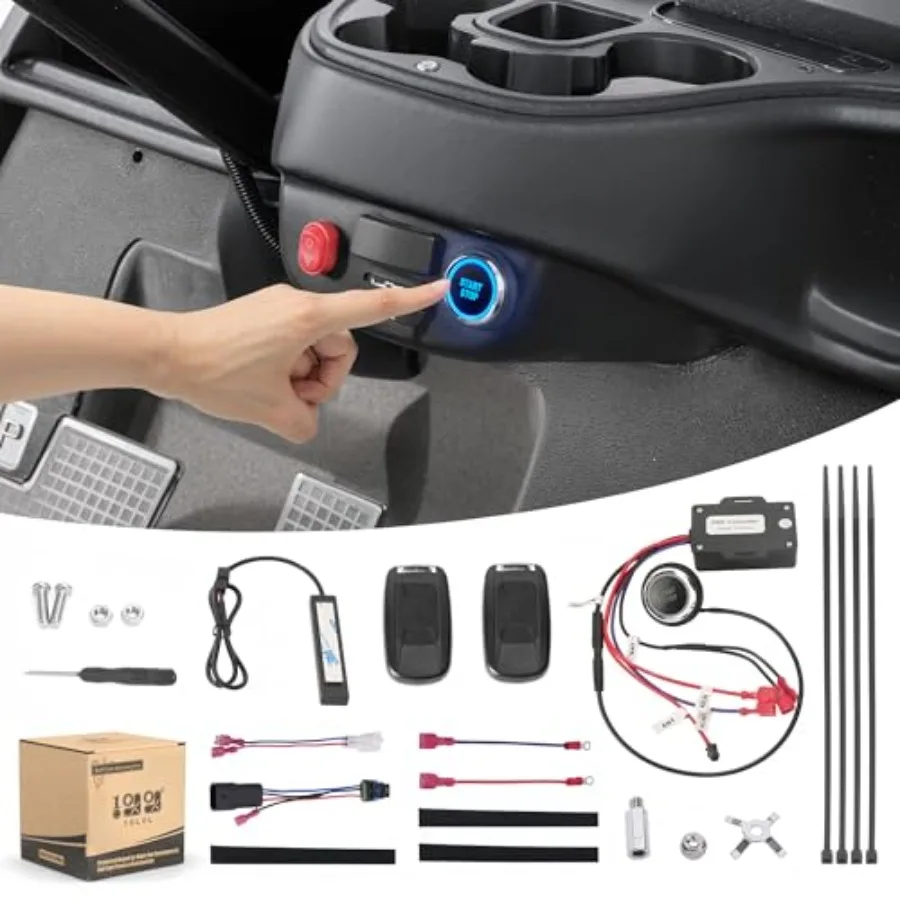 Golf Cart Keyless Ignition Switch with Remote Control for Yamaha G22/ G29, EZGO TXT, Club Car DS/Precedent 20-80V Electric Golf
Golf Cart Keyless Ignition Switch with Remote Control for Yamaha G22/ G29, EZGO TXT, Club Car DS/Precedent 20-80V Electric Golf
