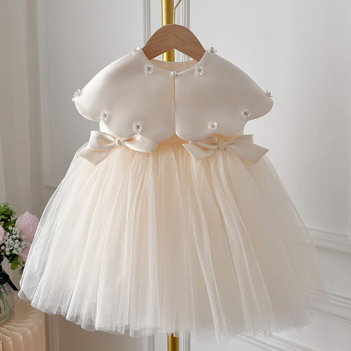 Spring Kids1-12Y Girls Princess Dress with Shawl, Baby Birthday Party Tutu Dress for 1st Birthday for 80-160cm
Spring Kids1-12Y Girls Princess Dress with Shawl, Baby Birthday Party Tutu Dress for 1st Birthday for 80-160cm