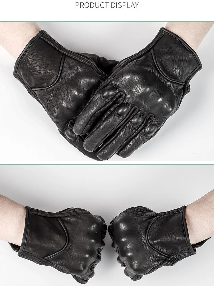 Outdoor Motorcycle Riding Breathable Gloves / Full Finger Sheepskin Motorcycle Gloves Bicycle Racing Leather Gloves Equipment
Outdoor Motorcycle Riding Breathable Gloves / Full Finger Sheepskin Motorcycle Gloves Bicycle Racing Leather Gloves Equipment