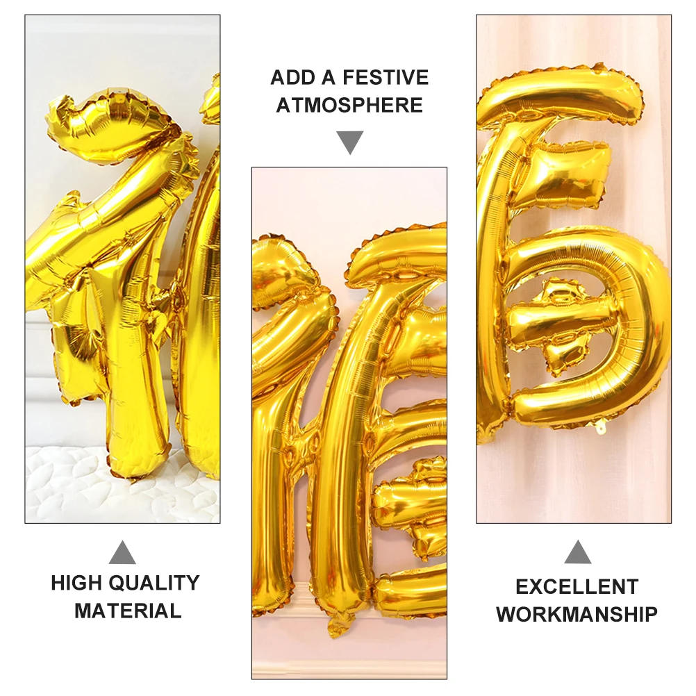 2Pcs Fu Shape Balloons Aluminum Film Chinese New Year Party Balloon Supplies Festival Decorations Photo Background Props 
2Pcs Fu Shape Balloons Aluminum Film Chinese New Year Party Balloon Supplies Festival Decorations Photo Background Props