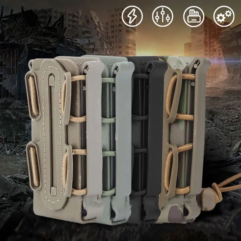 MOLLE Hunting 9MM Magazine Pouch Adjustable Nyon TPR Tactical Soft Shell Holster Scorpion Style Waist Mag Pouch QG204S
MOLLE Hunting 9MM Magazine Pouch Adjustable Nyon TPR Tactical Soft Shell Holster Scorpion Style Waist Mag Pouch QG204S