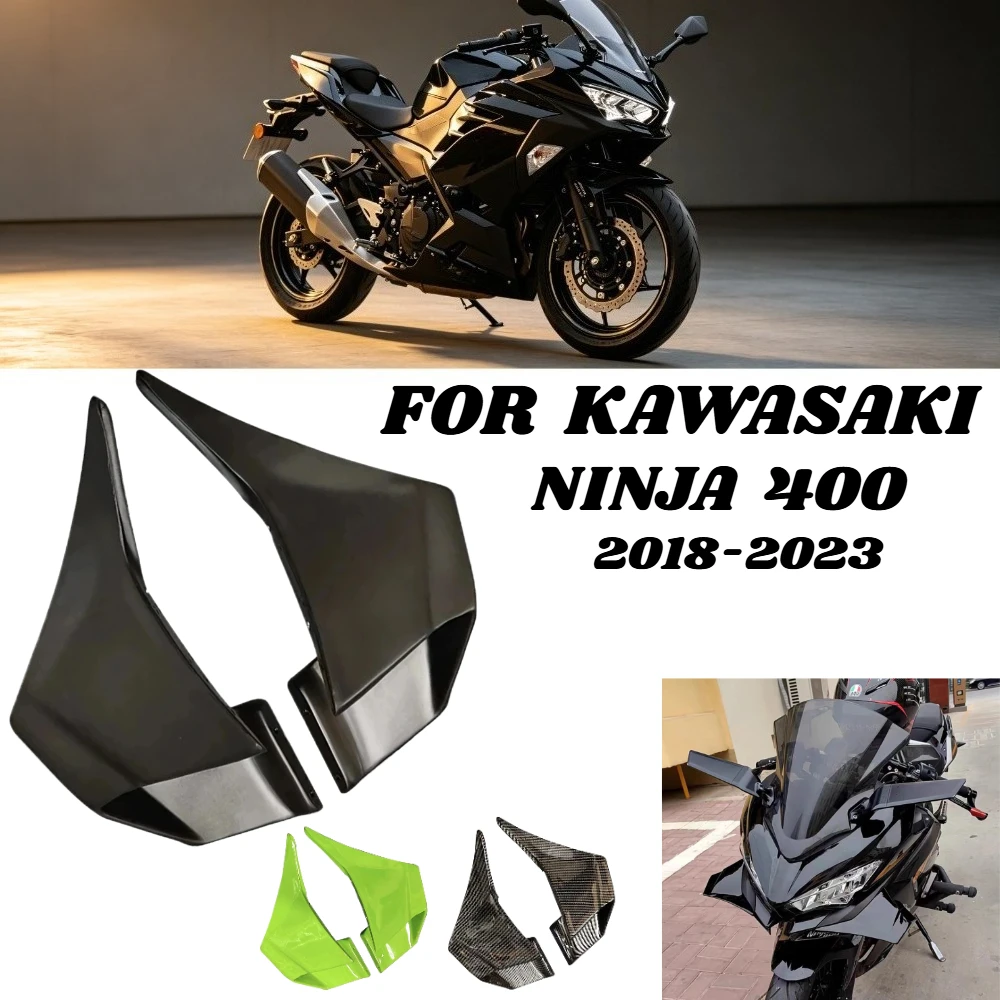 Fit For Kawasaki Ninja 400 18-23 Motorcycle Fixed Wind Wing NINJA400 Side Parts Aerodynamic Accessories Fairing Spoiler Winglet
Fit For Kawasaki Ninja 400 18-23 Motorcycle Fixed Wind Wing NINJA400 Side Parts Aerodynamic Accessories Fairing Spoiler Winglet