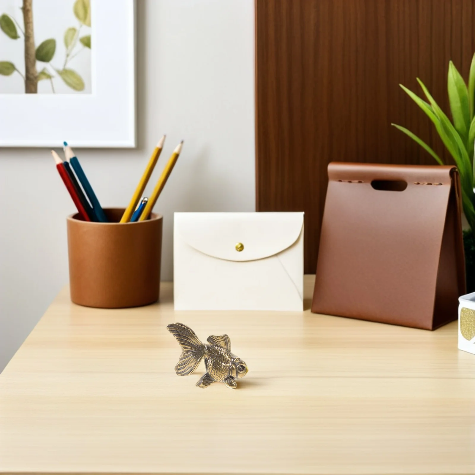 Brass Koi Fish Statue Mini Goldfish Vintage Animal Ornament Desktop Tea Table Decor Home Office Fengshui Decoration
Brass Koi Fish Statue Mini Goldfish Vintage Animal Ornament Desktop Tea Table Decor Home Office Fengshui Decoration