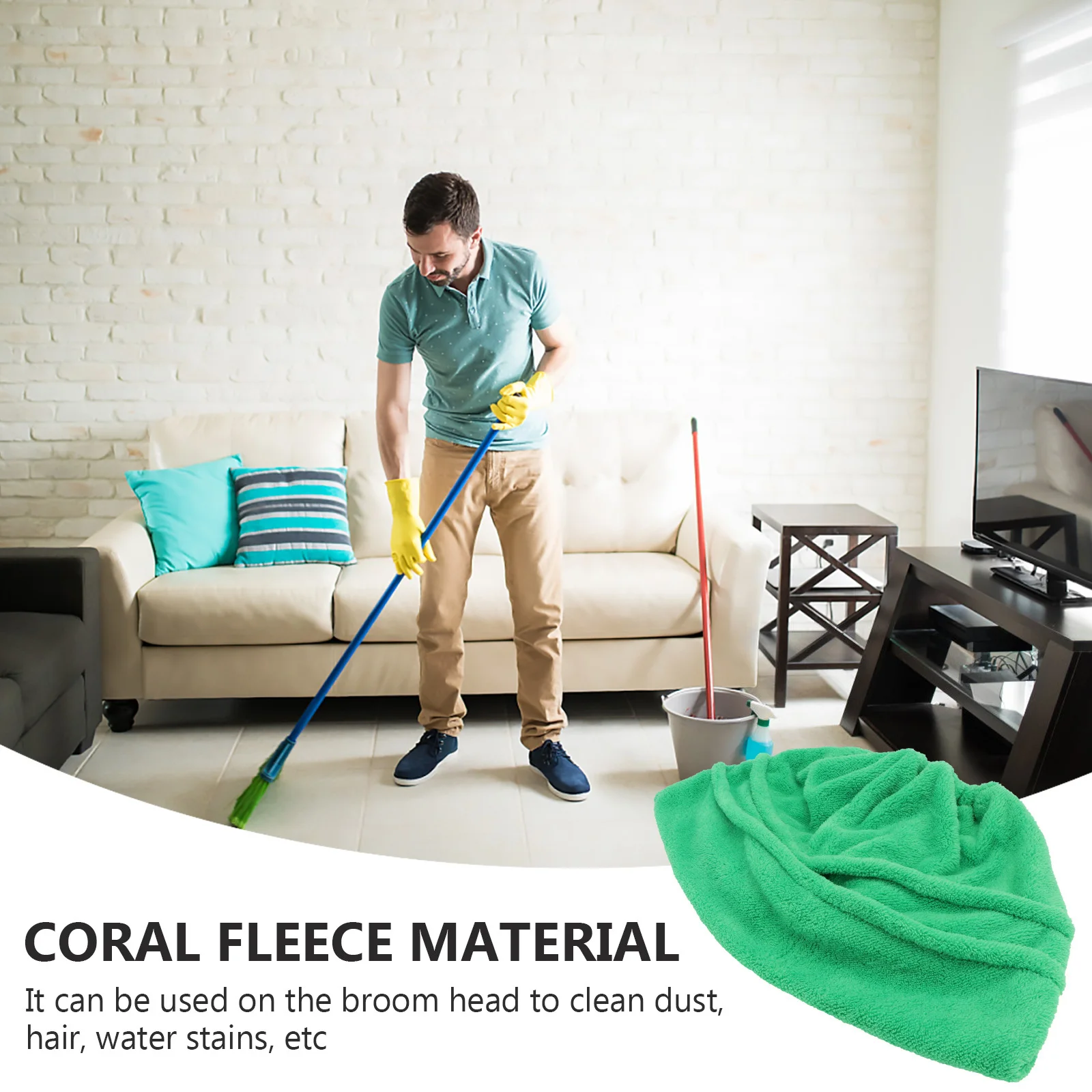 1Pcs Broom Cloth Cover Coral Fleece Practical Sweeping Broom Replacement Cleaning Tool Floor Mop Cloth
1Pcs Broom Cloth Cover Coral Fleece Practical Sweeping Broom Replacement Cleaning Tool Floor Mop Cloth