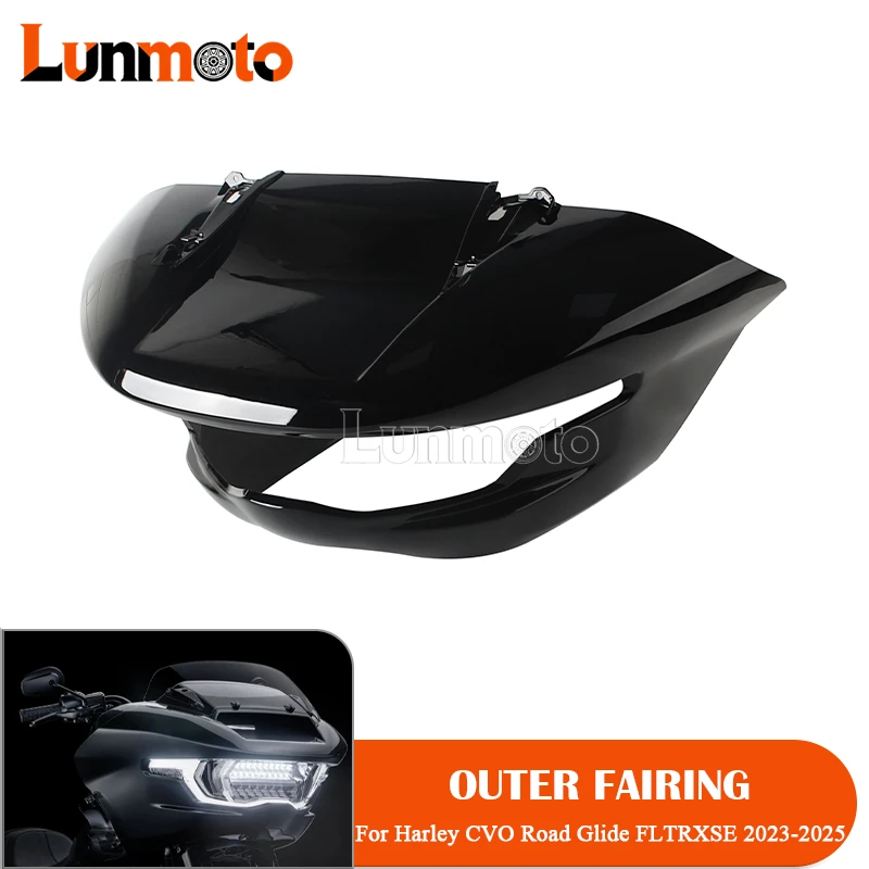 Для мотоциклов Harley Touring CVO Road Glide FLTRXSE 2023 2024 2025: Аксессуары, черные внешние обтекатели из АБС-пластика, передние внешние накладки на капот
Для мотоциклов Harley Touring CVO Road Glide FLTRXSE 2023 2024 2025: Аксессуары, черные внешние обтекатели из АБС-пластика, передние внешние накладки на капот