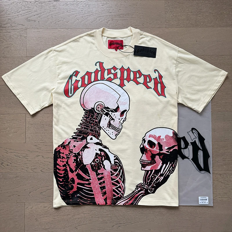 Футболка Godspeed High Street для мужчин и женщин для пар GOD SPEED, топ с круглым вырезом и короткими рукавами
Футболка Godspeed High Street для мужчин и женщин для пар GOD SPEED, топ с круглым вырезом и короткими рукавами