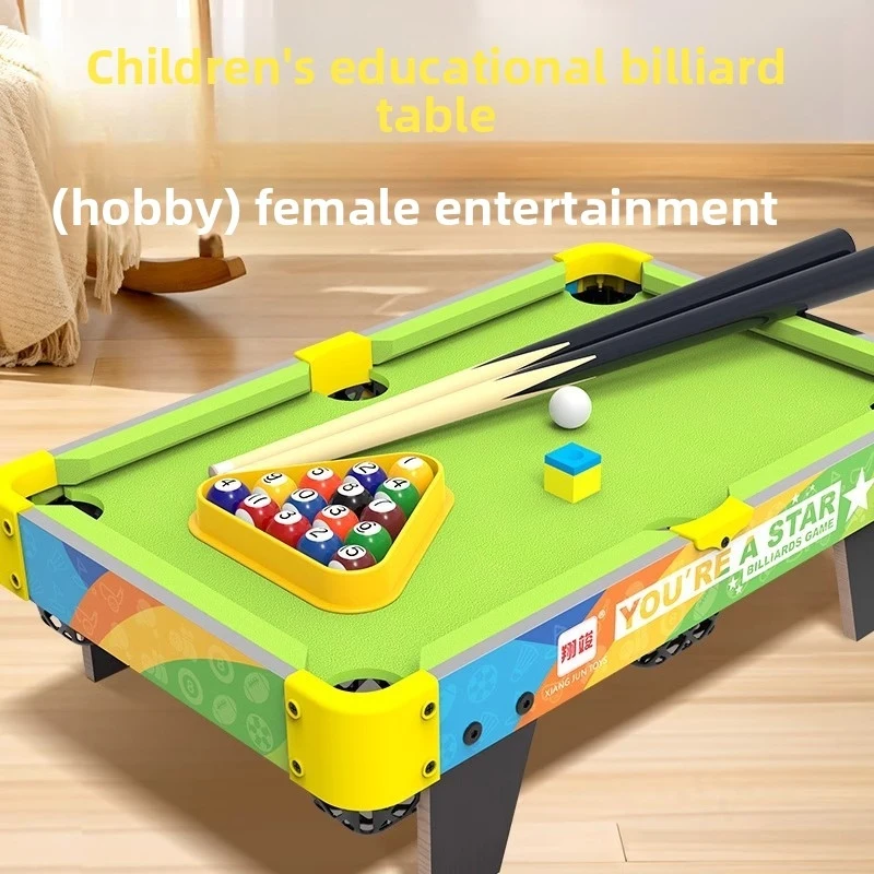 Mini Wooden Billiard Table for Kids 6+ Years Old Indoor Home Use Large Size Billiards Toy Gift Set for Boys Girls
Mini Wooden Billiard Table for Kids 6+ Years Old Indoor Home Use Large Size Billiards Toy Gift Set for Boys Girls