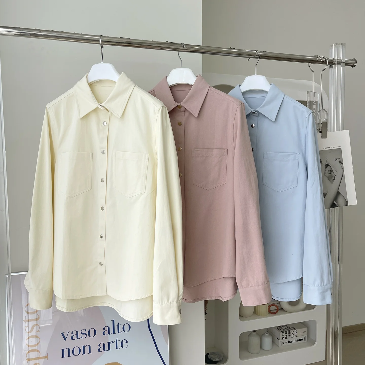 Pure Cotton Oversized Slimming irt Asymmetric Commute Sle Women's Busin Casual Long Sve Button up Top
Pure Cotton Oversized Slimming irt Asymmetric Commute Sle Women's Busin Casual Long Sve Button up Top