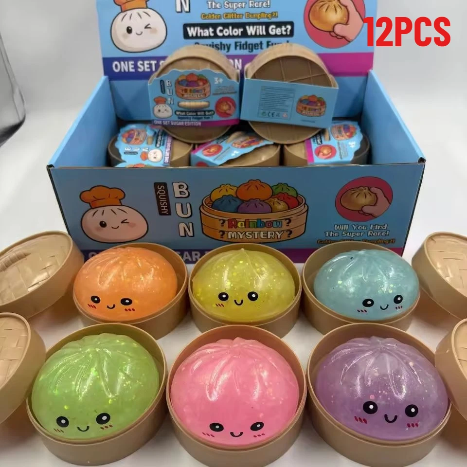 A Whole Set Cute Emoji Face Simulated Dumpling Squishy Toy Glow in Dark Slow Rising Stress Relief Desk Fidget Gift
A Whole Set Cute Emoji Face Simulated Dumpling Squishy Toy Glow in Dark Slow Rising Stress Relief Desk Fidget Gift