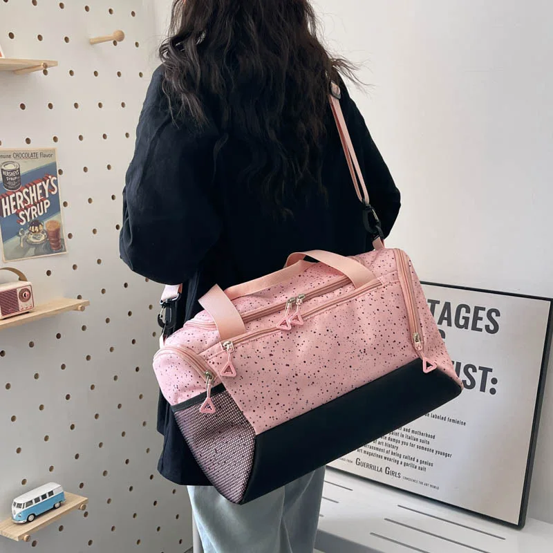 Fashion Sports Bag Printing Travel Bag Lightweight Large Capacity Business Trip Luggage Bag Clothes Storage Bags for Woman
Fashion Sports Bag Printing Travel Bag Lightweight Large Capacity Business Trip Luggage Bag Clothes Storage Bags for Woman