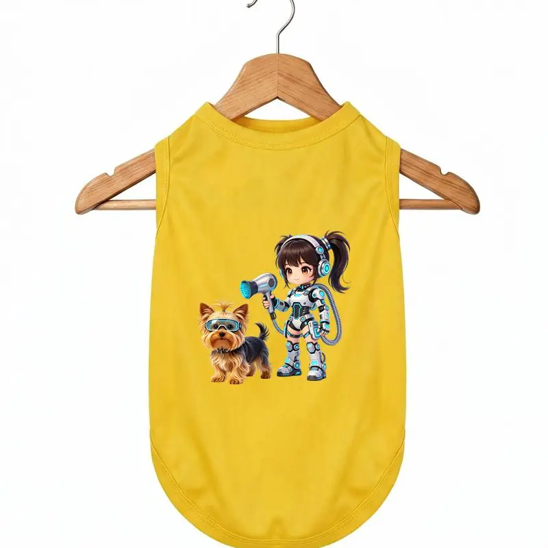 Cute Dog Summer Vest, Breathable Fabric, Small Dog Apparel
Cute Dog Summer Vest, Breathable Fabric, Small Dog Apparel
