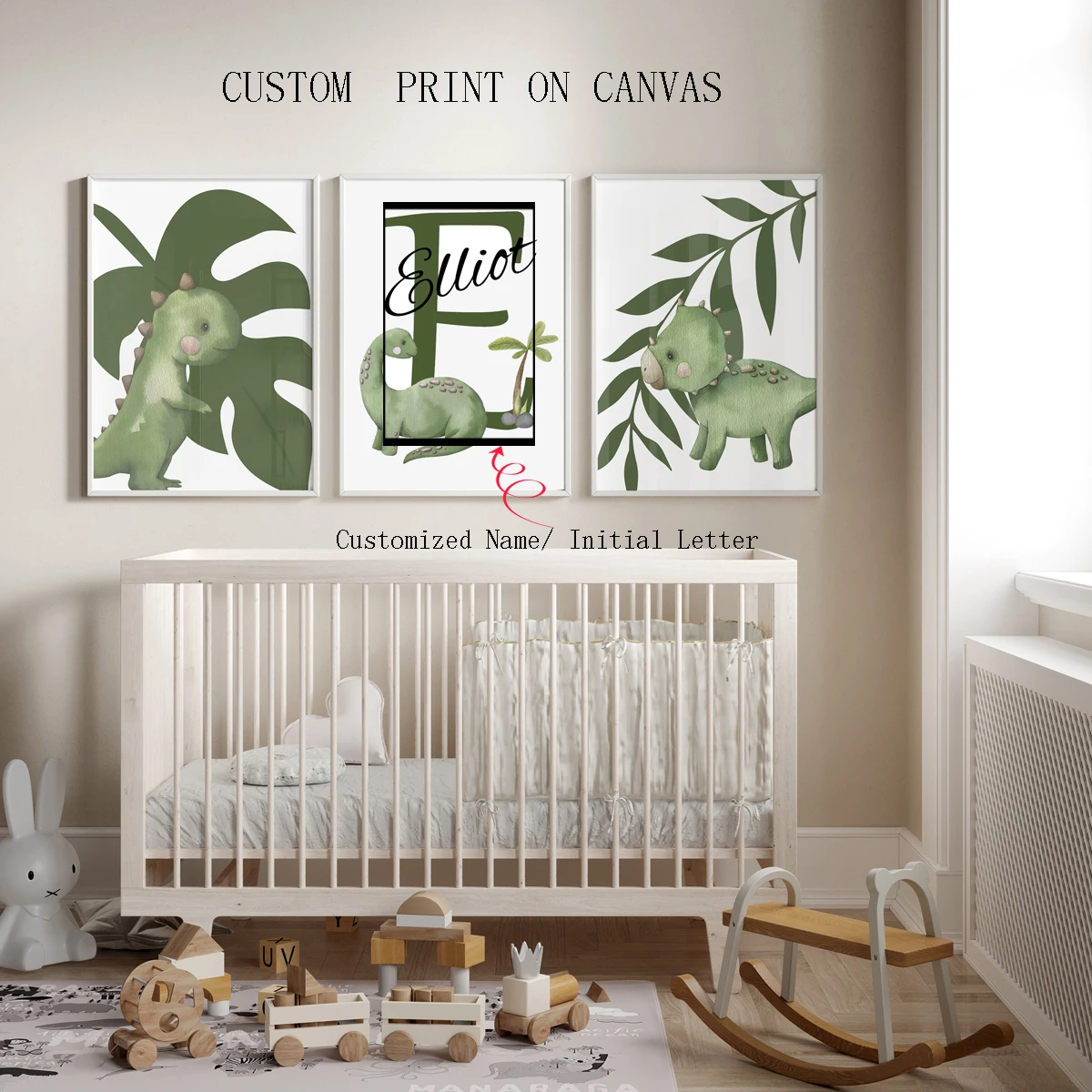 3Pcs Watercolor Dinosaur Children's Room Decor Poster, Custom Name Dinosaur Print, Canvas Art Print, Cute, Art Painting Decorati
3Pcs Watercolor Dinosaur Children's Room Decor Poster, Custom Name Dinosaur Print, Canvas Art Print, Cute, Art Painting Decorati