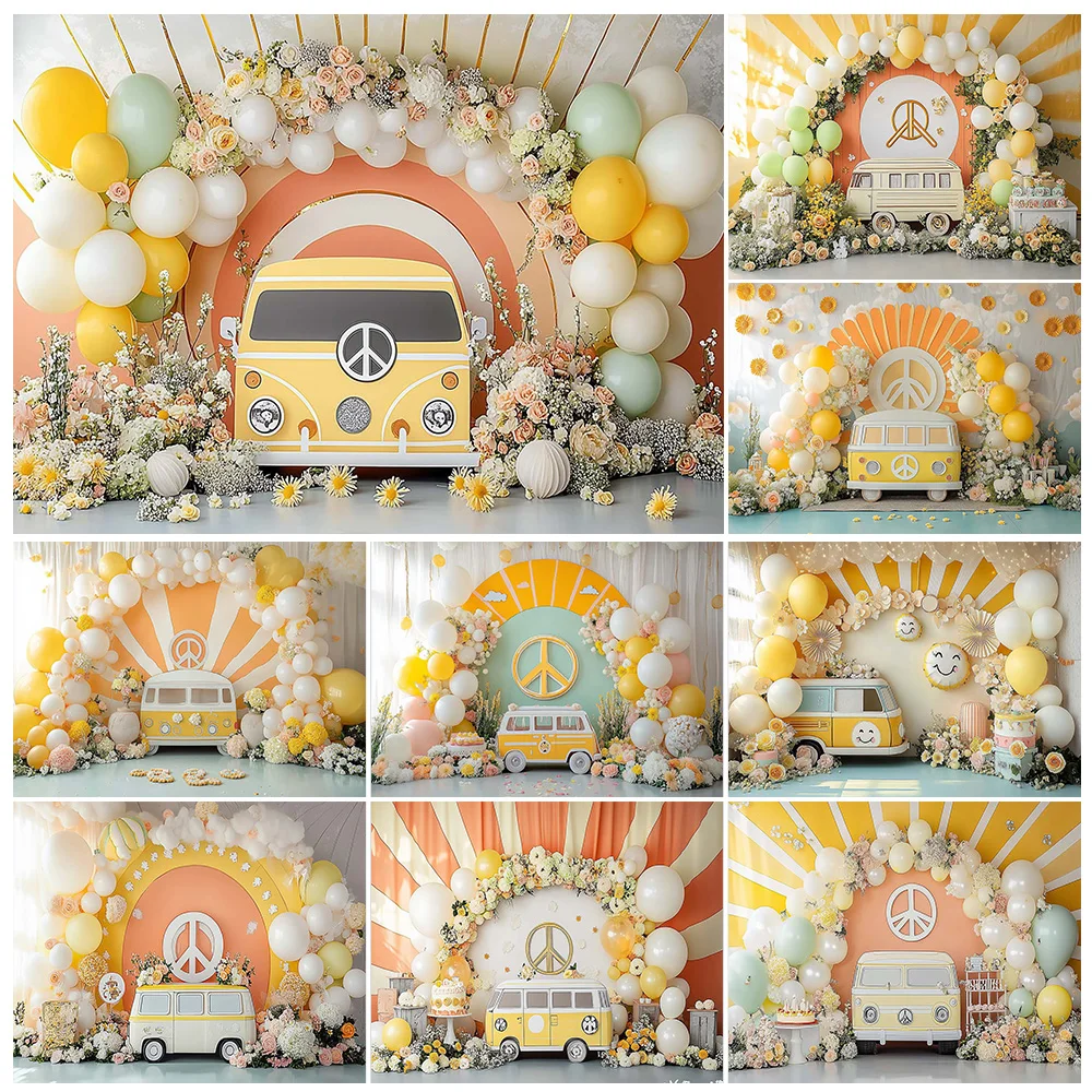 LS Colorful Daisy Backdrop Children Floral Portrait Photo Background Rainbow Groovy One Birthday Cake Smash Photography Studio
LS Colorful Daisy Backdrop Children Floral Portrait Photo Background Rainbow Groovy One Birthday Cake Smash Photography Studio