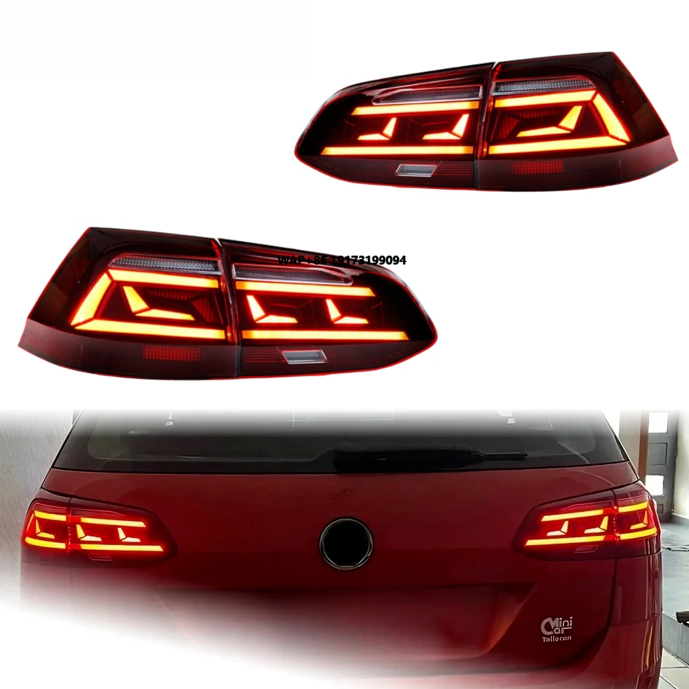 Golf 7 Taillights 2013-2017 LED Car Taillamps Upgrade Rear Back Design LED Rear Lamps Plug and Play
Golf 7 Taillights 2013-2017 LED Car Taillamps Upgrade Rear Back Design LED Rear Lamps Plug and Play