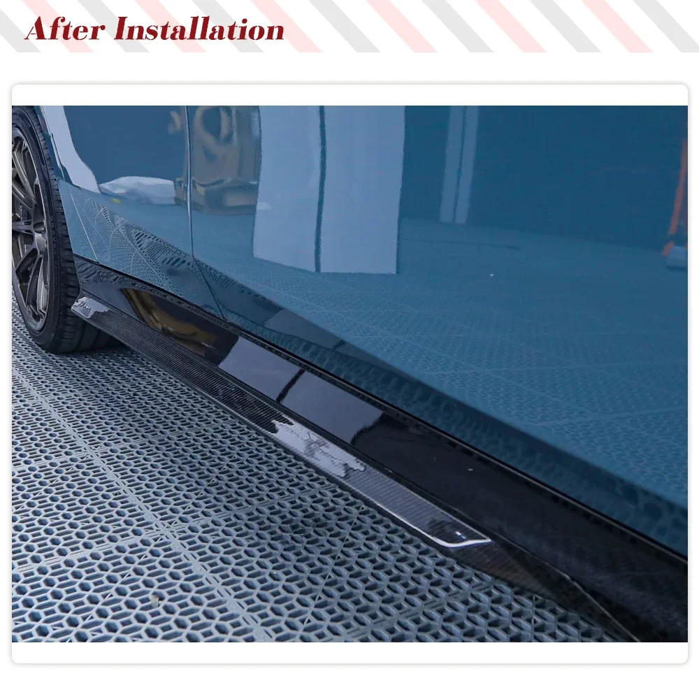 Car Racing Body Kits Extension Lip Spoiler Prepreg Dry Carbon Car Side Skirts Extension Spoiler For BMW 5 Series I5 G60 2024
Car Racing Body Kits Extension Lip Spoiler Prepreg Dry Carbon Car Side Skirts Extension Spoiler For BMW 5 Series I5 G60 2024
