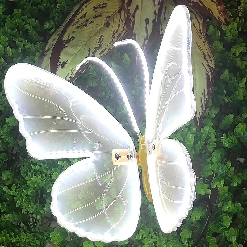 New 1Pcs 12V LED Outdoor Simulation Dynamic Static Butterfly Lights For Festival Home Decor Holiday Party DIY Decoration
New 1Pcs 12V LED Outdoor Simulation Dynamic Static Butterfly Lights For Festival Home Decor Holiday Party DIY Decoration