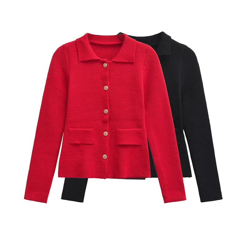 2025Autumn New Women's Stylish Simple and Versatile Decorated Row Button Knitted Coat
2025Autumn New Women's Stylish Simple and Versatile Decorated Row Button Knitted Coat
