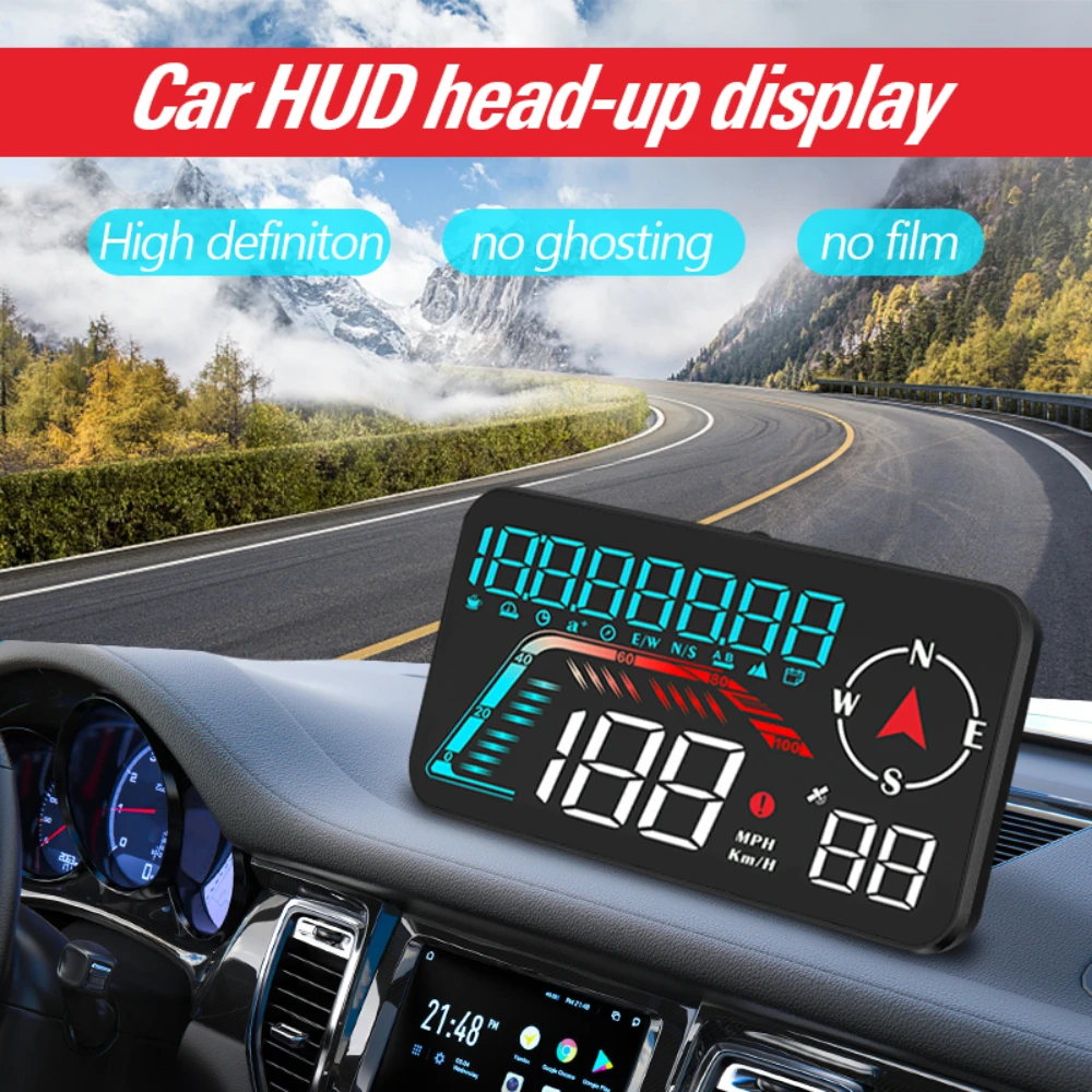 Дисплей на лобовое стекло Hud, автомобильные электронные устройства, Автомобильный GPS Спидометр, Умный Цифровой Автомобильный бортовой компьютер, автомобильные аксессуары
Дисплей на лобовое стекло Hud, автомобильные электронные устройства, Автомобильный GPS Спидометр, Умный Цифровой Автомобильный бортовой компьютер, автомобильные аксессуары