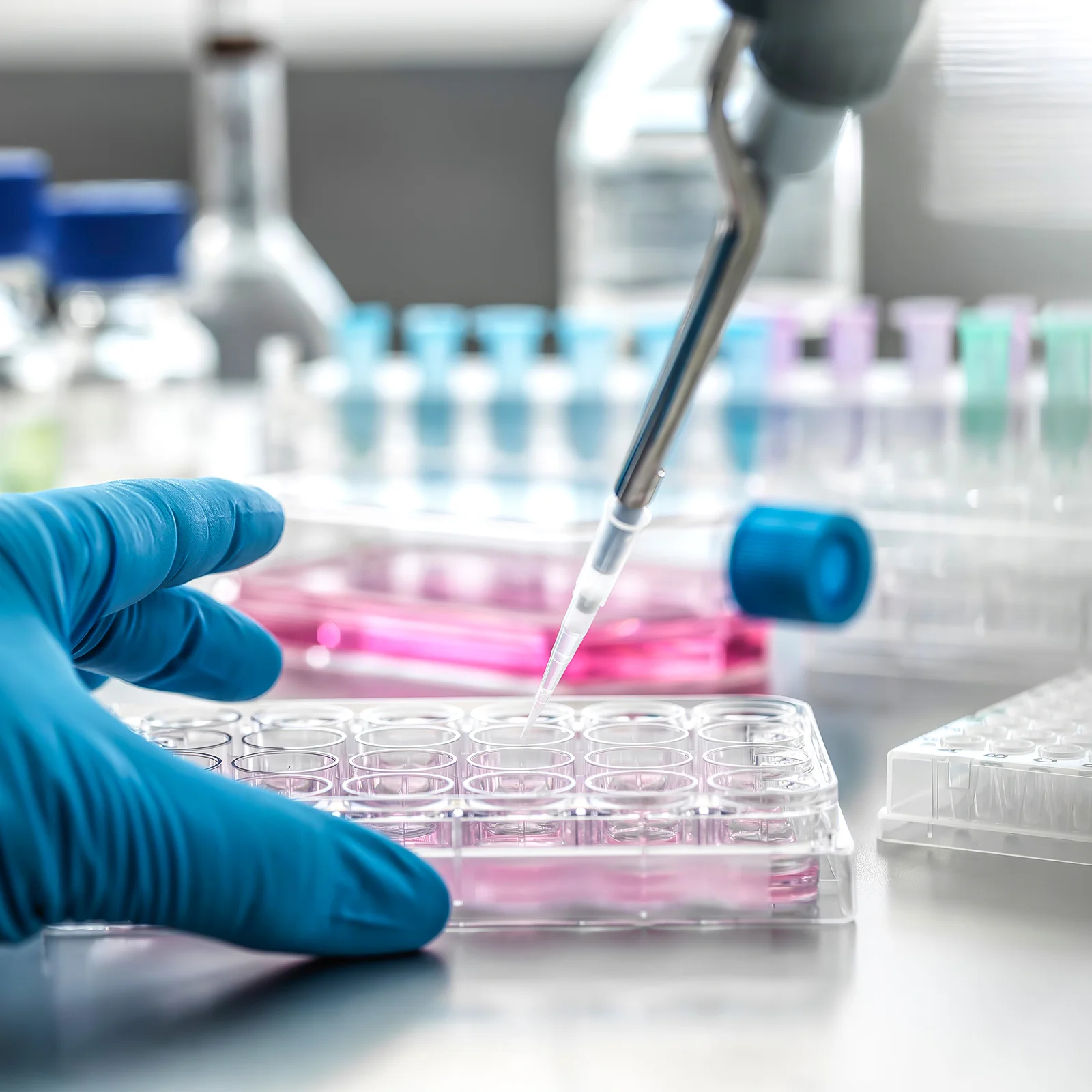 24-Well Cell Culture Plate Plastic Sterile Laboratory Tool For Tissue Engineering Irradiated Polystyrene
24-Well Cell Culture Plate Plastic Sterile Laboratory Tool For Tissue Engineering Irradiated Polystyrene