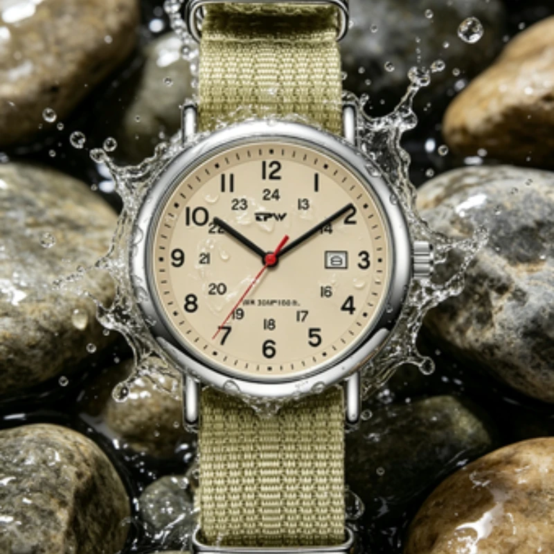 New on-site watch, canvas strap, 24-hour display quartz movement, daily function watch
New on-site watch, canvas strap, 24-hour display quartz movement, daily function watch