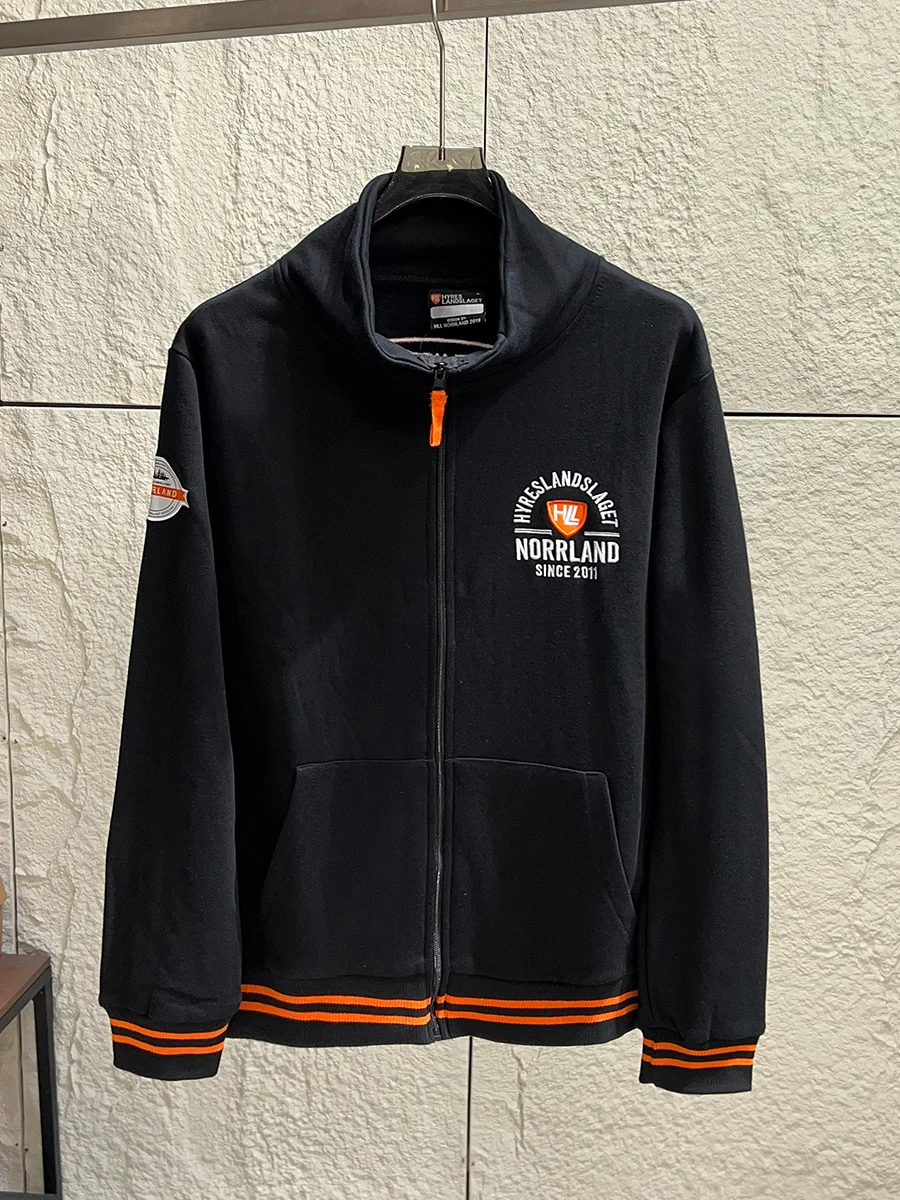 Warm Fleece Lined Stand Collar Sweatshirt Jacket for Men Embroidered Lettering Casual Style Standard Fit Long Sleeve Zipper C...
Warm Fleece Lined Stand Collar Sweatshirt Jacket for Men Embroidered Lettering Casual Style Standard Fit Long Sleeve Zipper C...