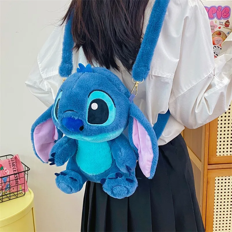 Disney New Cartoon Stitch Plush Children's School Bag Kindergarten Cute Fashion Color Blocking Backpack
Disney New Cartoon Stitch Plush Children's School Bag Kindergarten Cute Fashion Color Blocking Backpack