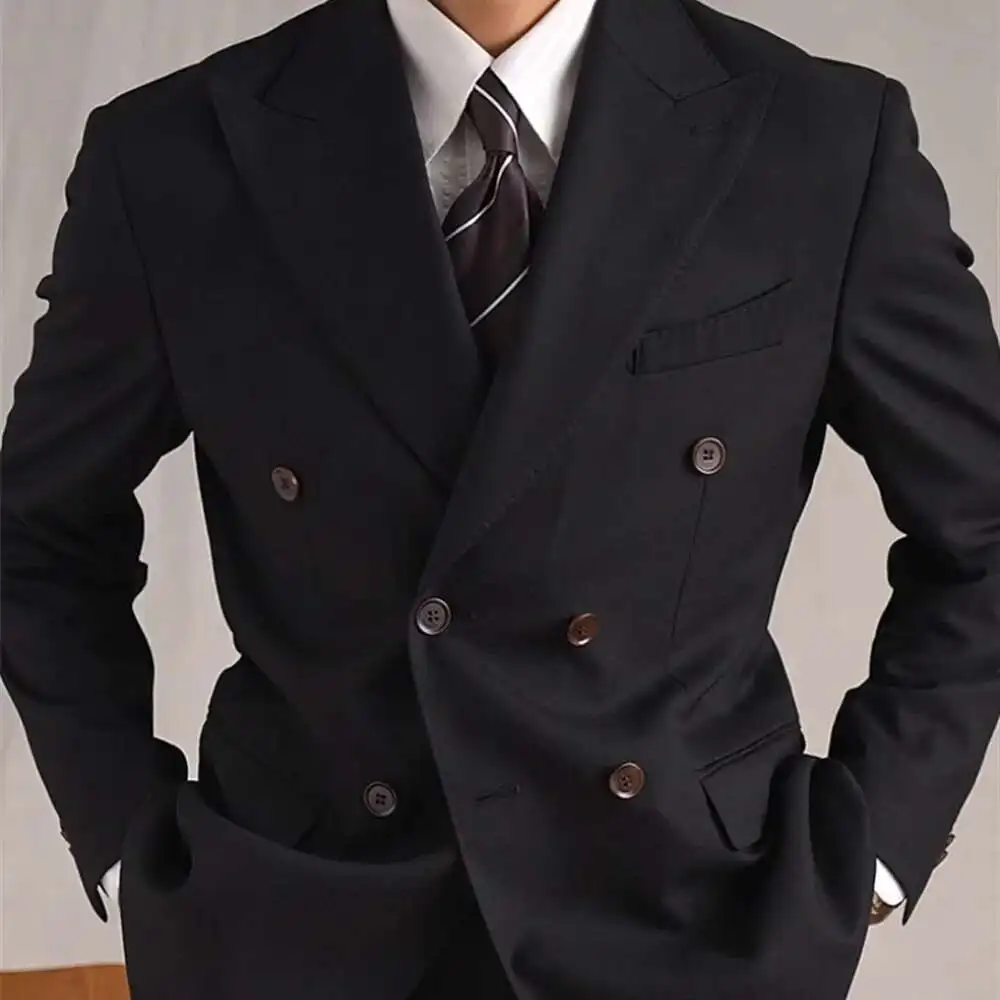 Business Casual Suit Blazer Hombre Coat Uniform Men Streetwear Suit Jacket Outerwear Clothing Men Double Breasted Blazer
Business Casual Suit Blazer Hombre Coat Uniform Men Streetwear Suit Jacket Outerwear Clothing Men Double Breasted Blazer