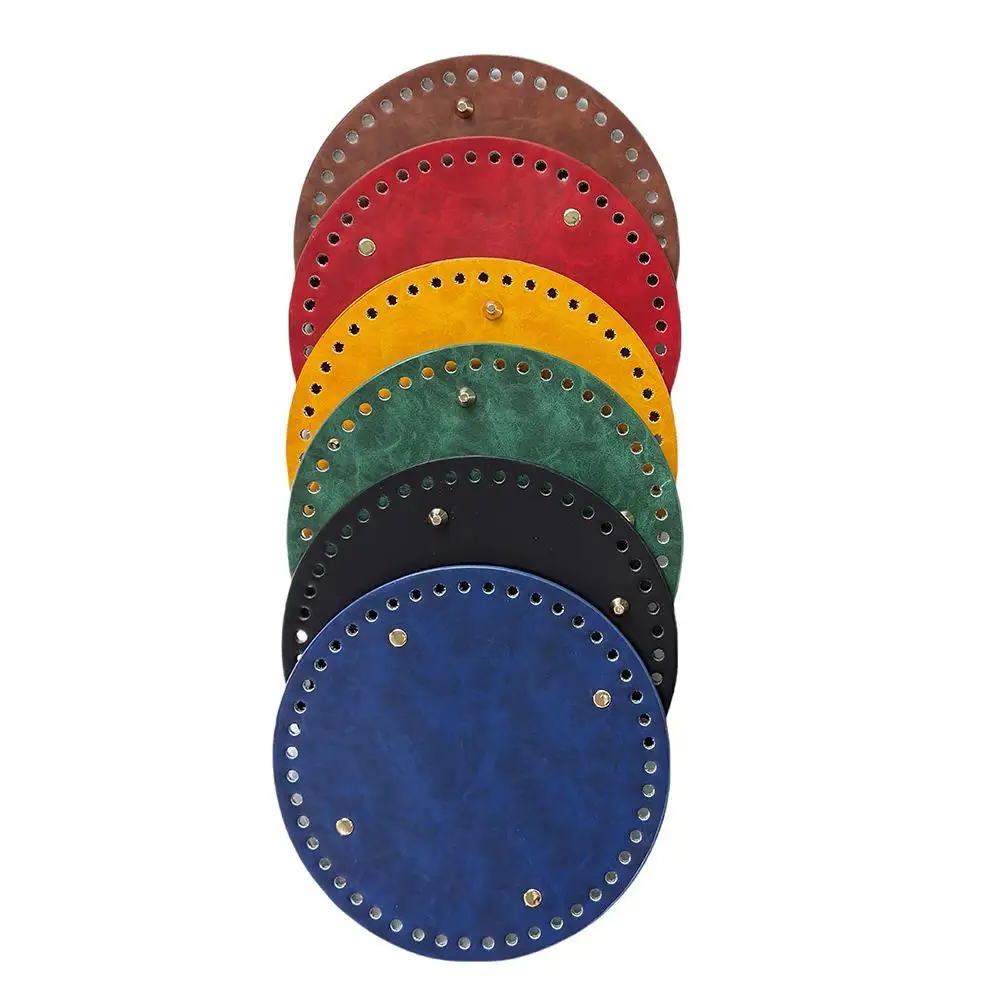 Women Vintage Solid Color Round Bags Base Fashion All-match DIY PU Leather Bag Oval Bottom Handmade Sewing Handbag Accessories
Women Vintage Solid Color Round Bags Base Fashion All-match DIY PU Leather Bag Oval Bottom Handmade Sewing Handbag Accessories