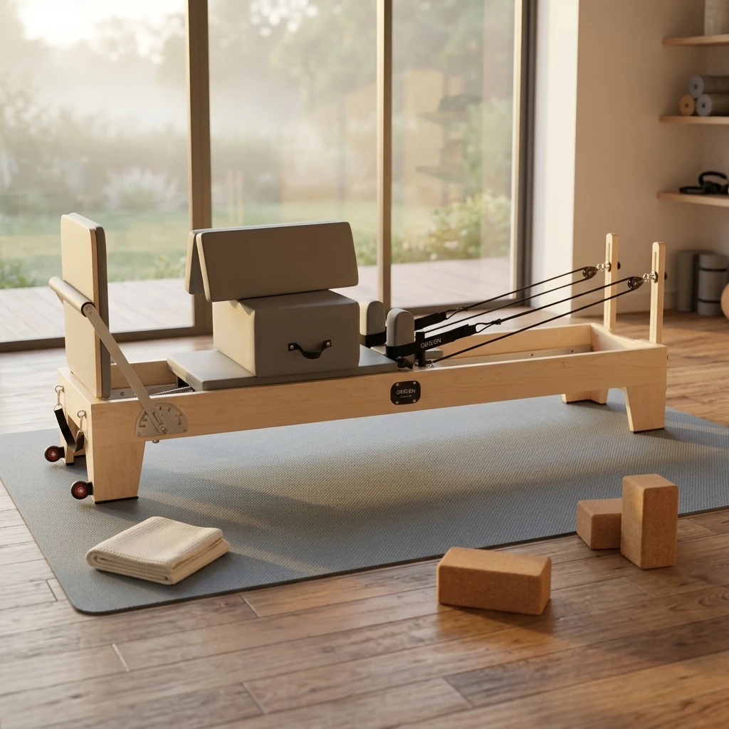 Wood Pilates Reformer Personalized Customization Adjustable Portable and Durable Pilates Core Bed Machine
Wood Pilates Reformer Personalized Customization Adjustable Portable and Durable Pilates Core Bed Machine