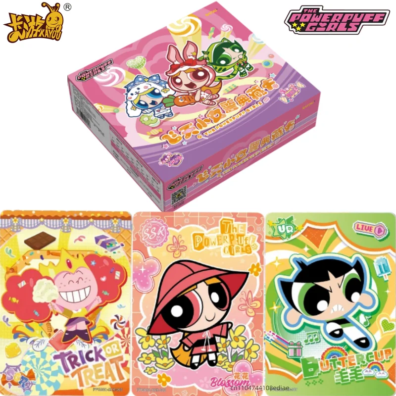 KAYOU New THE POWERPUFF GIRLS Series Collectible Cards Blossom Candy Bag Collection Cards Anime Peripheral Toys Gifts
KAYOU New THE POWERPUFF GIRLS Series Collectible Cards Blossom Candy Bag Collection Cards Anime Peripheral Toys Gifts