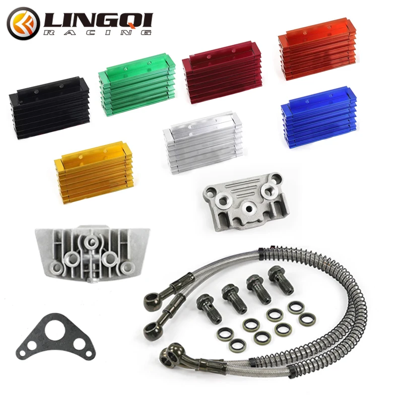 LING QI Universal Motorcycle Oil Cooler Cooling Radiator Engine Kit For for Universal Most Motorcycles Motocross Dirt Pit Bike
LING QI Universal Motorcycle Oil Cooler Cooling Radiator Engine Kit For for Universal Most Motorcycles Motocross Dirt Pit Bike