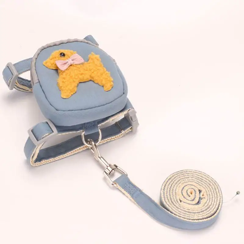 Multi-Functional Pet Chest Back Dog Leash Self Backpack Teddy Bichon Small Dog Chain Harness Anti-Bite Extendable Leash
Multi-Functional Pet Chest Back Dog Leash Self Backpack Teddy Bichon Small Dog Chain Harness Anti-Bite Extendable Leash