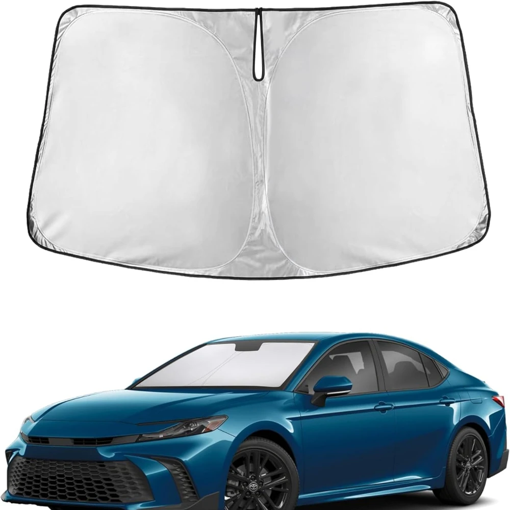 Windshield Sunshade Compatible for Toyota Camry, Sun Visor for Front Windshield & UV Heat Blocker & Protector, Car Accessories
Windshield Sunshade Compatible for Toyota Camry, Sun Visor for Front Windshield & UV Heat Blocker & Protector, Car Accessories