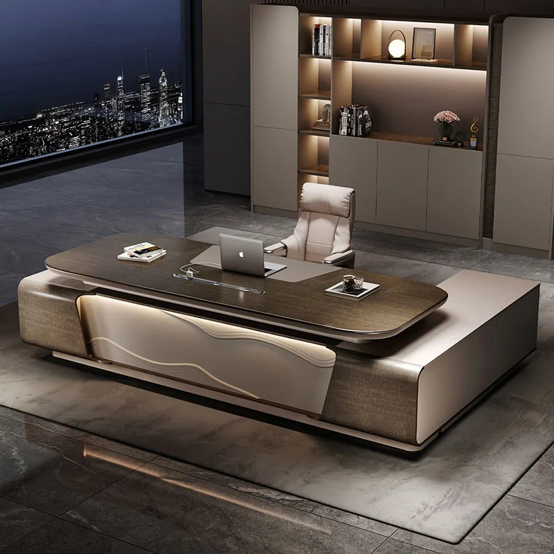 Display Luxury Office Desk Wooden Conference Decoration Aesthetic Office Desk Computer Modern Meuble Bureau Salon Furniture
Display Luxury Office Desk Wooden Conference Decoration Aesthetic Office Desk Computer Modern Meuble Bureau Salon Furniture