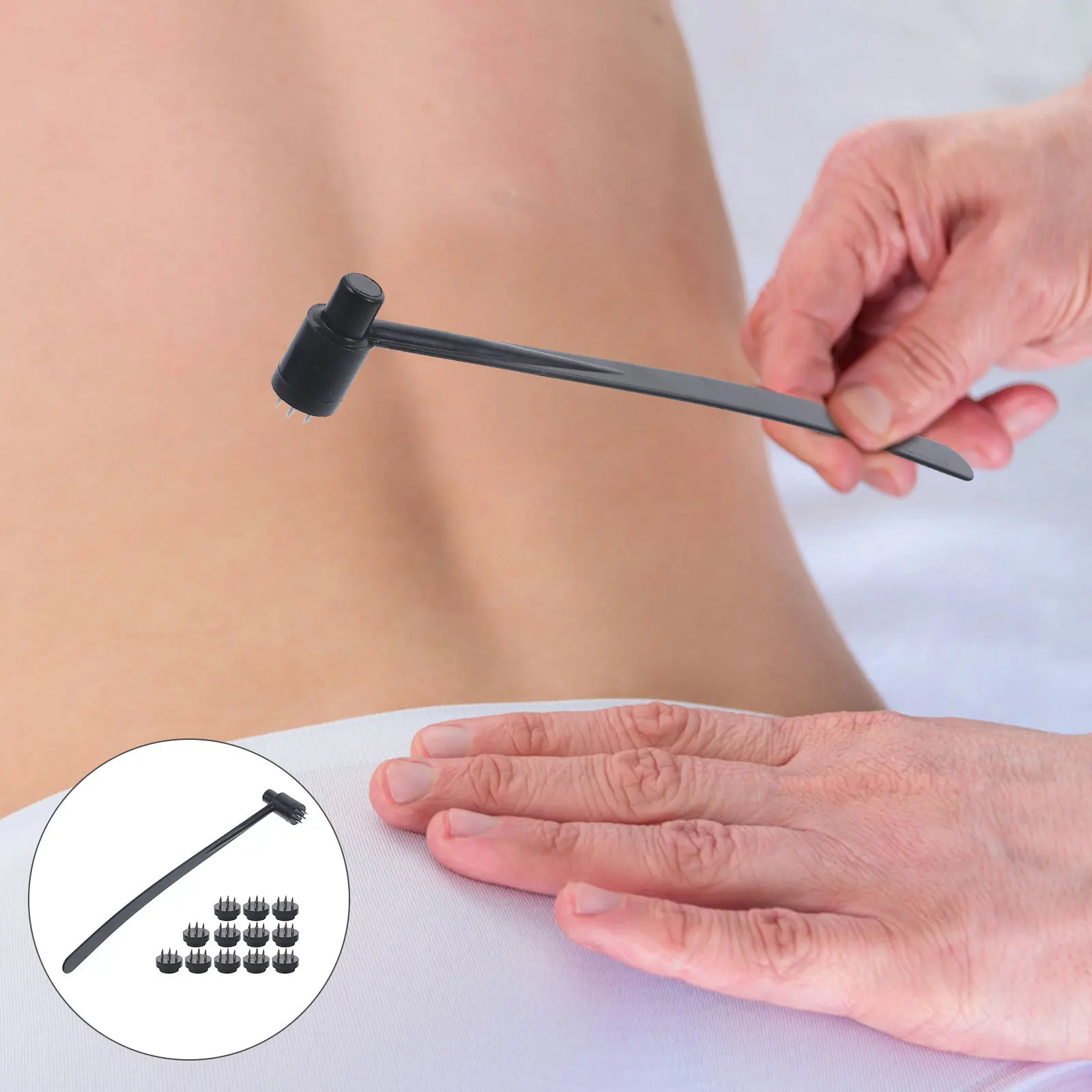 1 Box Detachable 7-Star Plum Blossom Needle Set Reusable Plastic Handle Nerve Stimulating Therapy Tool for Home and Salon Use
1 Box Detachable 7-Star Plum Blossom Needle Set Reusable Plastic Handle Nerve Stimulating Therapy Tool for Home and Salon Use