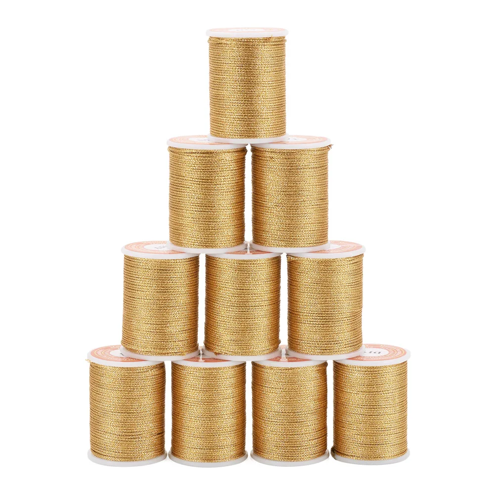 10rolls 1mm Metallic Polyester Cord Braided Cords Jewelry Threads for Bracelet Necklace DIY Making Crafts
10rolls 1mm Metallic Polyester Cord Braided Cords Jewelry Threads for Bracelet Necklace DIY Making Crafts