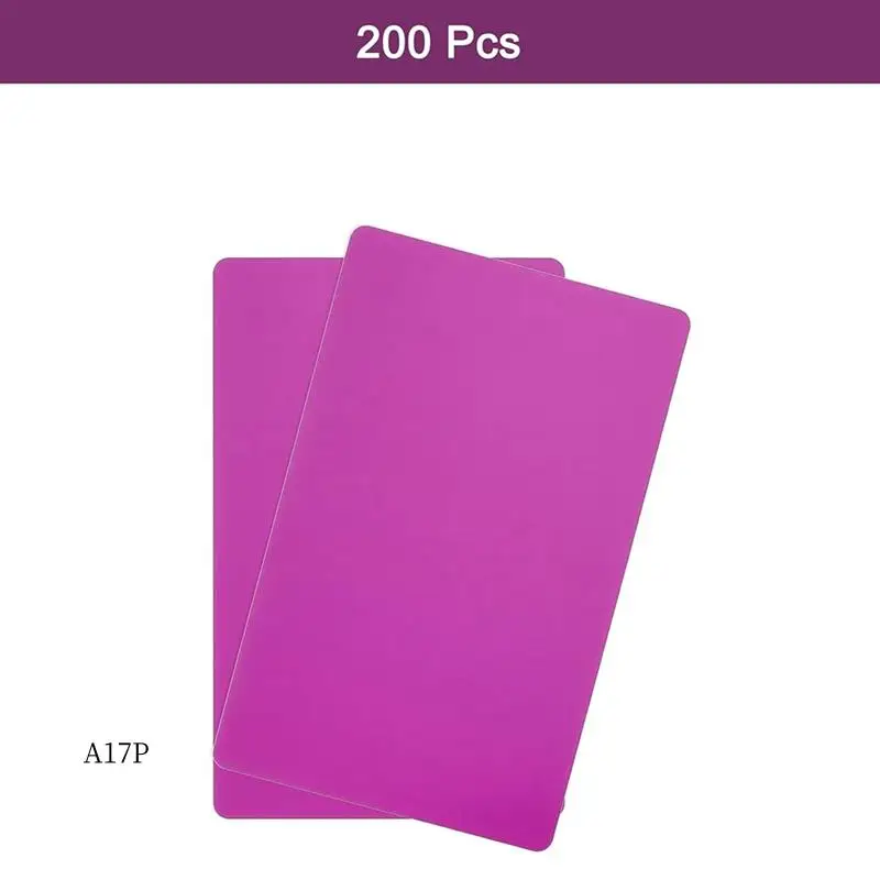 AP-200Pcs Metal Business Card Blanks,1/64 INCH Thick 3.4X2 Inch Aluminum Laser-Engraving Materials Unique Cards
AP-200Pcs Metal Business Card Blanks,1/64 INCH Thick 3.4X2 Inch Aluminum Laser-Engraving Materials Unique Cards