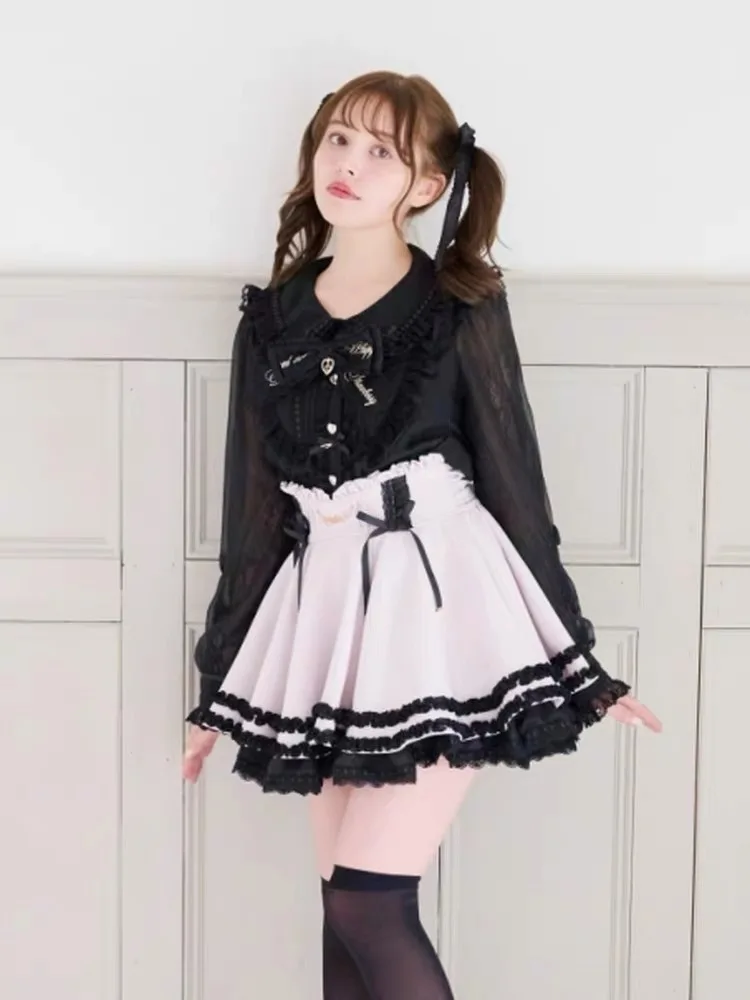 Cute Sweet Waist-Cinching 2620Lolita Half Skirt Production Type New Model Slimming Versatile Pleated Gored Skirt for Women
Cute Sweet Waist-Cinching 2620Lolita Half Skirt Production Type New Model Slimming Versatile Pleated Gored Skirt for Women
