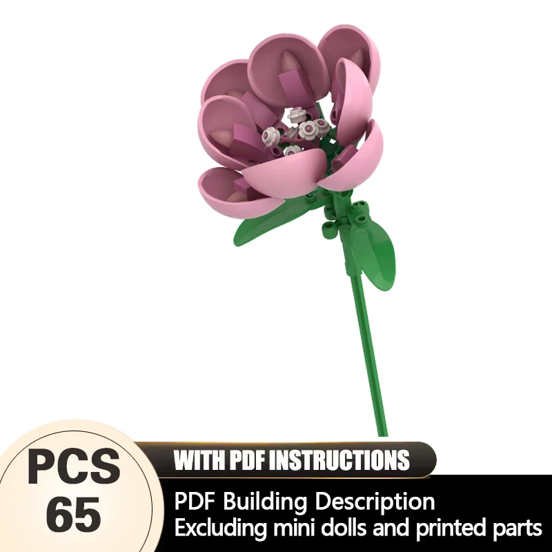 Creators Animal Series Model MOC Building Bricks Giant Pink Flower Modular Technology Gifts Holiday Assemble Children Toys Suit
Creators Animal Series Model MOC Building Bricks Giant Pink Flower Modular Technology Gifts Holiday Assemble Children Toys Suit