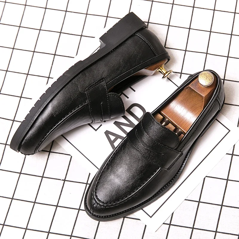 Luxury Brand Men's Loafers Leather Business Casual Slip on Shoes Male Fashion Handmade Oxford Walking Breathable Platform Shoes
Luxury Brand Men's Loafers Leather Business Casual Slip on Shoes Male Fashion Handmade Oxford Walking Breathable Platform Shoes
